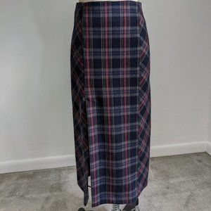 NWT Free People tartan midi pencil skirt